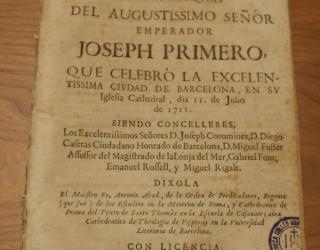 Funeral organizado por la Generalitat por la muerte del emperador, José I.