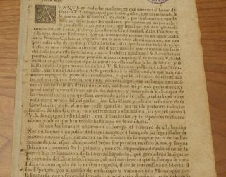 Panfleto que denuncia la pasividad del clero en cuanto a la defensa de Barcelona, más allá del tratado de Utrecht, tratado que supuso la retirada de los aliados de la guerra. en la Junta de brazos de primeros de julio, el brazo eclesiástico se inclinó por la sumisión.